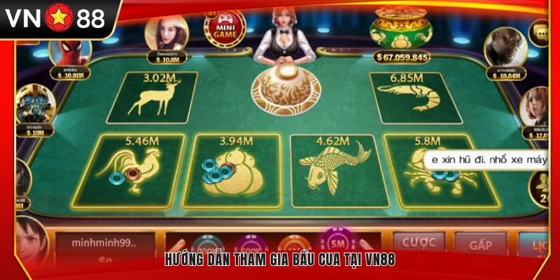 Các bước chơi Bầu Cua chi tiết