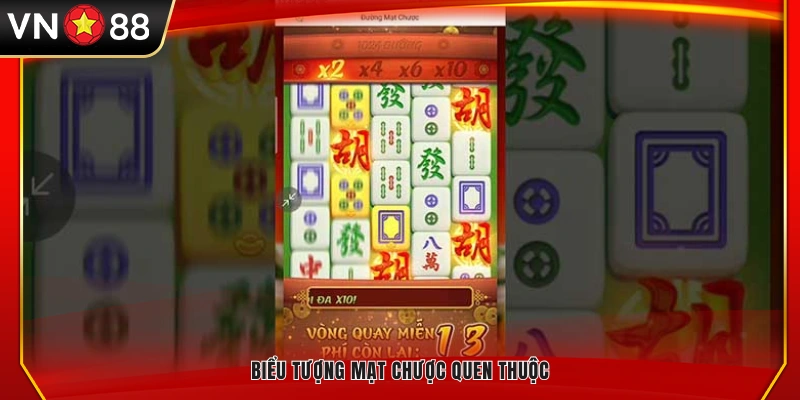 Các biểu tượng mạt chược phổ biến trong trò chơi