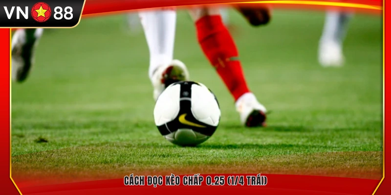 Hướng dẫn cách hiểu và đọc kèo chấp 0.25 (1/4 bàn thắng)