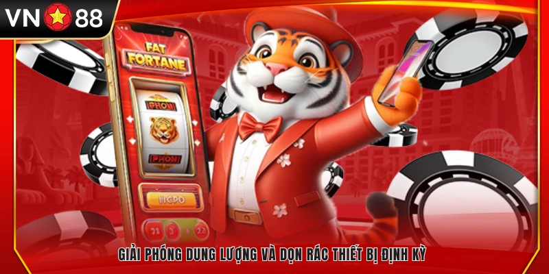 Thường xuyên xóa rác và giải phóng bộ nhớ máy