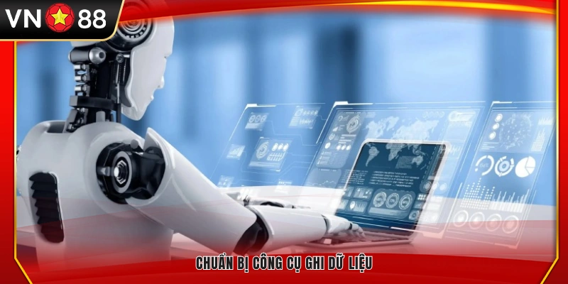 Chuẩn bị sẵn các công cụ để ghi chép dữ liệu cầu